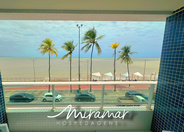 Incrível Flat com varanda Vista-Mar em Cabo Branco