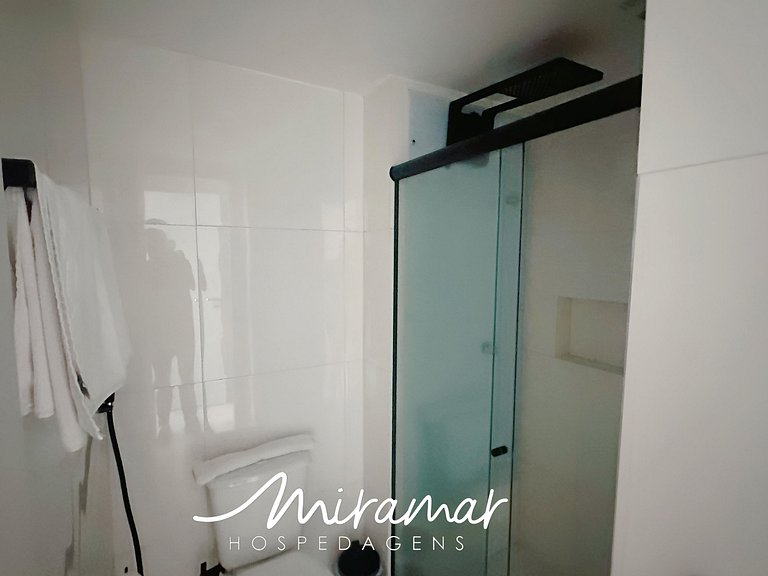 Incrível Flat com varanda Vista-Mar em Cabo Branco